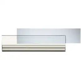 Beschriftungsschild Leitz 2420-00-00 24200000 Kunststoff, transparent, mit Blanko-Schildchen 5292, für Stehsammler 2421/2427, Pack 20 Stk