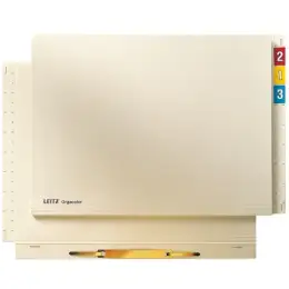 Einstellhefter Leitz 2442-00-11 24420011 230g Orgacolor 18mm-Tabs seitlich+Heftmechanik