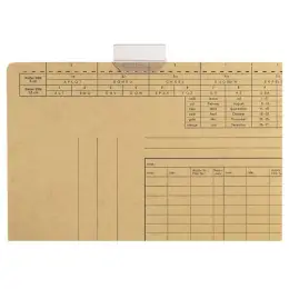 Vollsichtreiter Leitz 2455-00-00 24550000 50mm 3zeilig für Einstellmappen, Pack 50 Stk