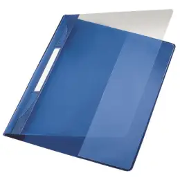 Schnellhefter Leitz 4194-00-35 41940035 Exquisit blau A4 Kunststoff (PVC) Exquisit Beschriftungsfenster Innentasche