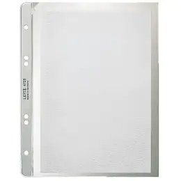 Prospekthüllen Leitz 4725-00-03 47250003 A5 130my Kunststoff (PP) genarbt mit Papiereinlage, Pack 100 Stk