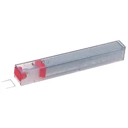 Heftklammern Leitz 5594-00-00 55940000 K12 26/12 verzinkt Kassette rot, Pack 5 Kassetten