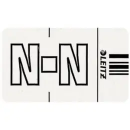 Buchstabensignale auf Rolle Leitz 6623-10-00 66231000 Orgacolor Aufdruck: N, weiß, Rolle 250 Stk