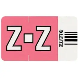 Buchstabensignale auf Rolle Leitz 6635-10-00 66351000 Orgacolor Aufdruck: Z, rosa, Rolle 250 Stk