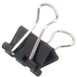 Briefklemmer-Foldback Maul 2141690 mauly 16 mm, schwarz, Pack 12 Stk