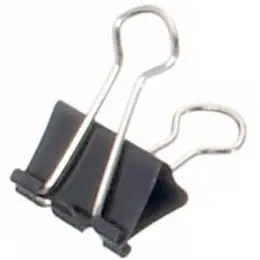 Briefklemmer-Foldback Maul 2141990 mauly 19 mm, schwarz, Pack 12 Stk