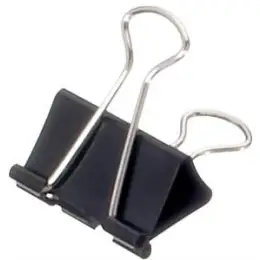 Briefklemmer-Foldback Maul 2143290 mauly 32 mm, schwarz, Pack 12 Stk