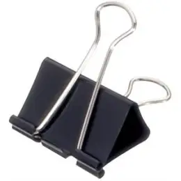 Briefklemmer-Foldback Maul 2144190 mauly 41 mm, schwarz, Pack 12 Stk