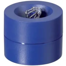Briefklammernspender Maul 3012337 MAULpro Kunststoff, mit Klammern, Zentralmagnet, blau