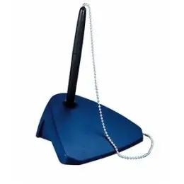 Kugelschreiberständer Maul 4393037 Kunststoff, Metallkugelkette, blau