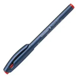 Tintenroller Schneider 8572 Topball 857 0,6mm, Metallspitze, mit Kappe, rot, Pack 10 Stk