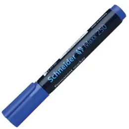 Permanentmarker Schneider 125003 Maxx 250 2-7mm, Keilspitze, blau