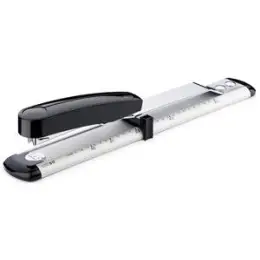 Aktenheftgerät Novus 020-1535 B17 Langarmhefter, lichtgrau/tiefschwarz