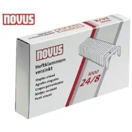 Heftklammern Novus 040-0038 24/8 verzinkt Super, Pack 1000 Stk