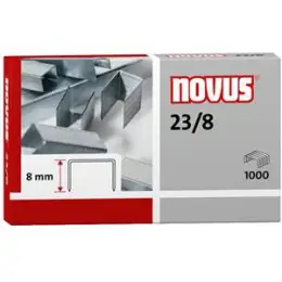 Heftklammern Novus 042-0040 23/8 verzinkt, Pack 1000 Stk
