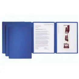Präsentationsmappe Pagna 22003-02 Sprint A4, Karton 270g, blau, Klemmmechanik