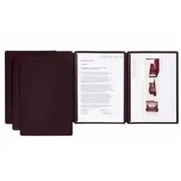 Präsentationsmappe Pagna 22003-04 Sprint A4, Karton 270g, schwarz, Klemmmechanik