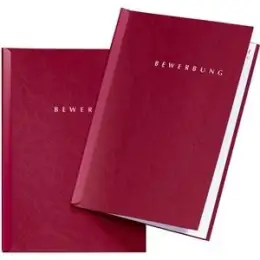 Bewerbungsmappen-Set Pagna 22005-01 Start rot Karton/Pappe, Pack 5 Mappen