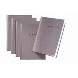 Bewerbungsmappen-Set Pagna 22005-06 Start grau Karton/Pappe, Pack 5 Mappen