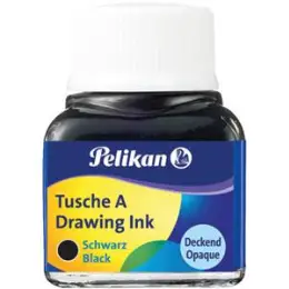 Zeichentusche Pelikan 201665 Tusche A Schreibfarbe: schwarz (17), deckend, Flasche 10ml
