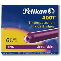 Tintenpatrone Pelikan 301697 4001 klein violett, Pack 6 Stk
