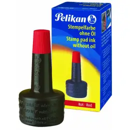 Stempelfarbe ohne Öl Pelikan 351221 rot, Flasche 28ml