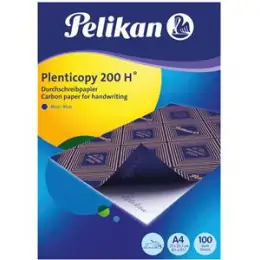 Durchschreibpapier Pelikan 404426 plenticopy 200 H A4 (21 x 29,7 cm), blau, Pack 100 Blatt
