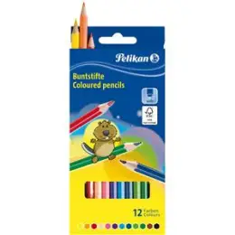 Farbstift Pelikan 724005 BS12LN 12er-Etui standard lang, Pack 10 Stk
