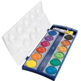 Deckfarbkasten Pelikan 720250 735K 12 Farben, inkl. 1 Tube Deckweiß