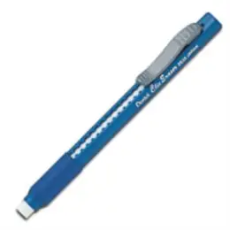 Radierstift Pentel ZE11T-C Clic Eraser 2 weiß, Gehäusefarbe: blau-transparent