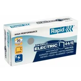 Heftklammern Rapid 24868100 Electric 44/6 galvanisiert 5M, Pack 5 x 5000 Stk