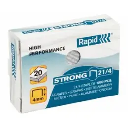 Heftklammern Rapid 24863400 21/4 verzinkt, Pack 1000 Stk