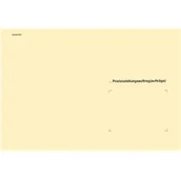 Zustellungsumschlag RNK 2048 B5 (250 x 176 mm), ohne Fenster, an Postamt, äußerer Umschlag, gelb, Pack 500 Stk