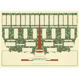 Ahnentafel RNK 2803 1-31 A3 Schmuck