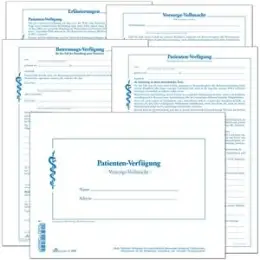 Patientenverfügung RNK 2895 C5, mit Betreuungsverfügung und Vorsorgevollmacht