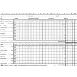 Urlaubskarten RNK 118550 A5, holzfrei, weiß, Pack 100 Stk