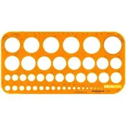 Kreisschablone Rumold 2010 1-36mm Tuschekante