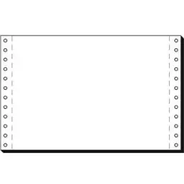 Computerpapier Sigel 06241 6" x 240 mm (A5 quer), endlos, Längsperforation, 1-fach, 70g, weiß, Pack 4000 Blatt