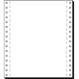 Computerpapier Sigel 08181 8" x 180 mm (A5 hoch), endlos, Längsperforation, 1-fach, 70g, weiß, Pack 2000 Blatt