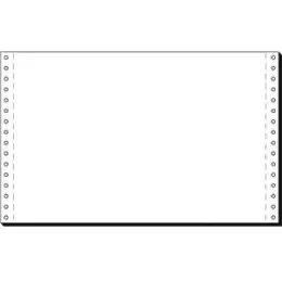 Computerpapier Sigel 08330 8" x 330 mm (A4 quer), endlos, Längsperforation, 1-fach, 60g, weiß, Pack 2000 Blatt
