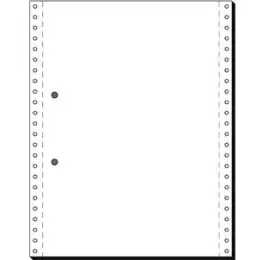 Computerpapier Sigel 12246 12" x 240 mm (A4 hoch), endlos, Längsperforation, AHL, 70g, 1-fach, weiß, Pack 2000 Blatt