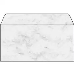 Marmor-Briefumschlag Sigel DP073 DIN lang Marmor grau, Pack 50 Stk