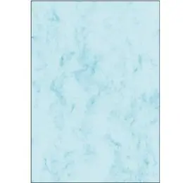 Marmor-Papier Sigel DP261 A4, 90g, Marmor, blau, Inkjet Laser Kopierer, Pack 100 Blatt