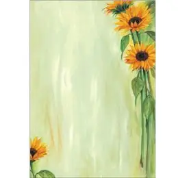 Motiv-Papier Sigel DP694 A4, 90g, Sunflower, Inkjet Laser Kopierer, Pack 25 Blatt