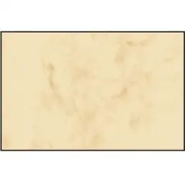 Marmor-Visitenkarten Sigel DP744 Marmor beige 225g 85x55mm 3C, Pack 100 Stk