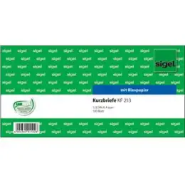 Kurzbrief Sigel KF213 1/3-A4 100 Blatt