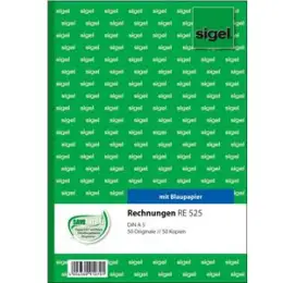 Rechnung Sigel RE525 A5 2 x 50 Blatt