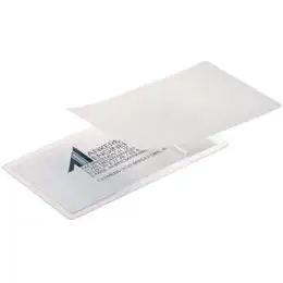 Laminierhülle Sigel VZ215 85x55mm Kaltlaminierung für Visitenkarten, Pack 100 Stk