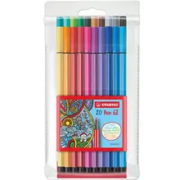 Filzstift Stabilo 6820/PL Pen 68 20er-Etui