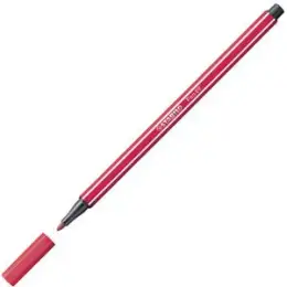 Filzstift Stabilo 68/50 Pen 68 Schreibfarbe: dunkelrot, Pack 10 Stk
